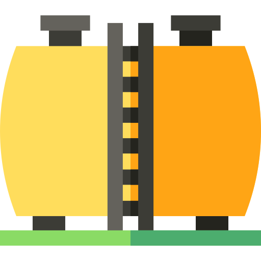 tanque de aceite Basic Straight Flat icono