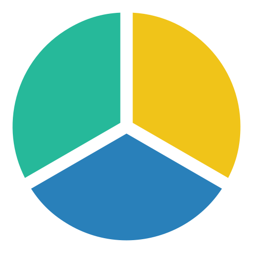 wykres kołowy Generic Flat ikona