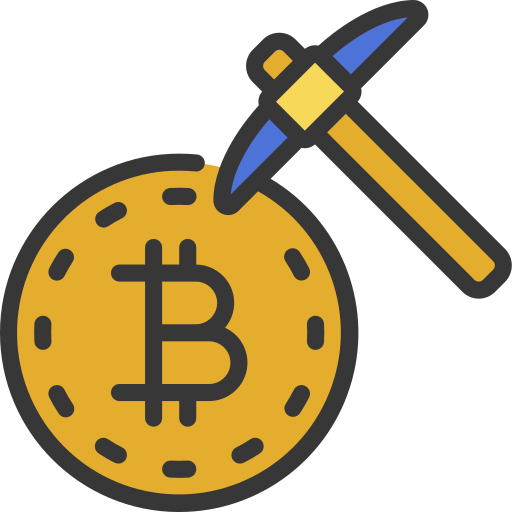 bitcoin-mining Juicy Fish Soft-fill icon