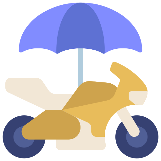 motocykl Juicy Fish Flat ikona