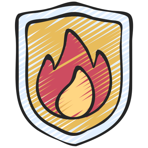 Fire prevention Juicy Fish Sketchy icon