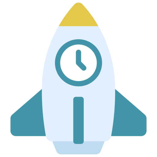 raketenstart Juicy Fish Flat icon