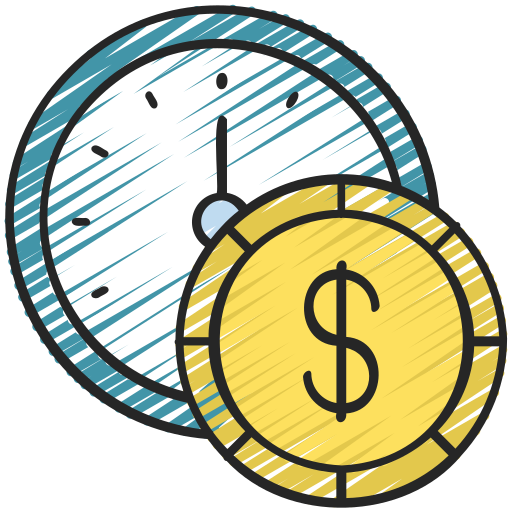 Time is money Juicy Fish Sketchy icon