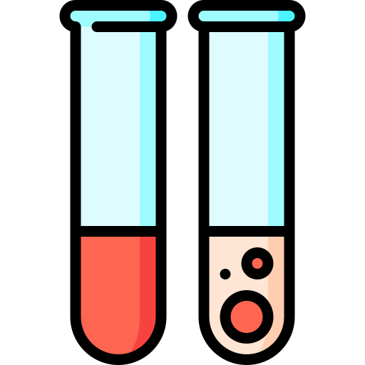 prueba de sangre Special Lineal color icono