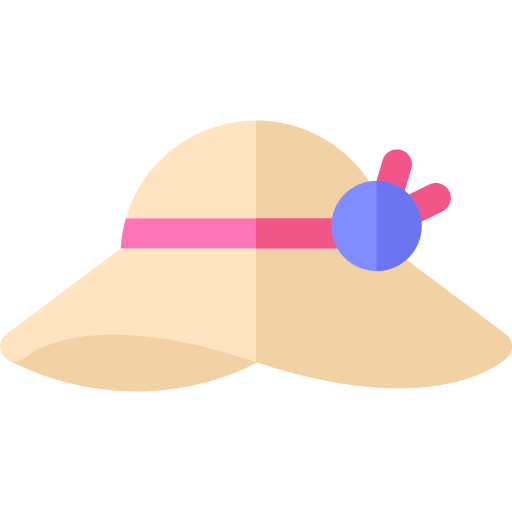 Шляпа Basic Rounded Flat иконка
