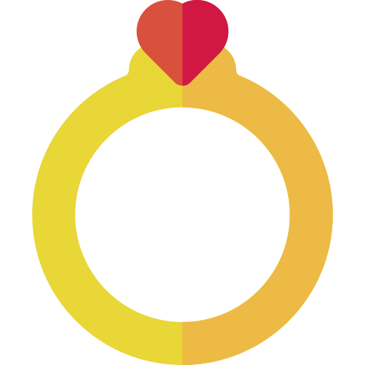 anillo Basic Rounded Flat icono