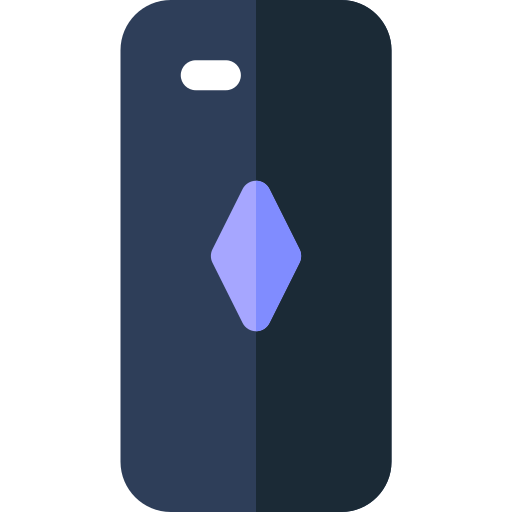 telefon komórkowy Basic Rounded Flat ikona
