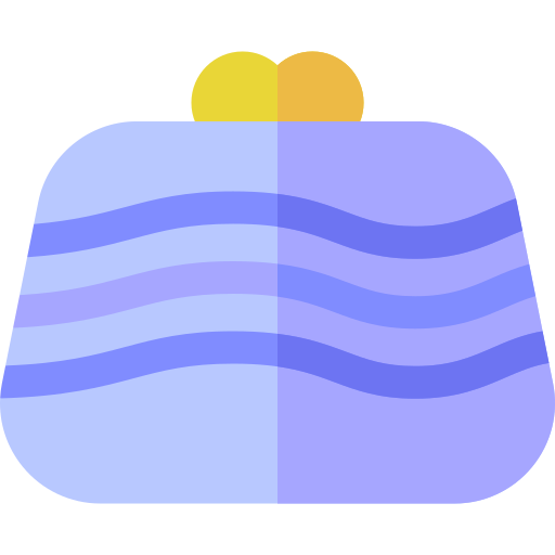 monedero Basic Rounded Flat icono