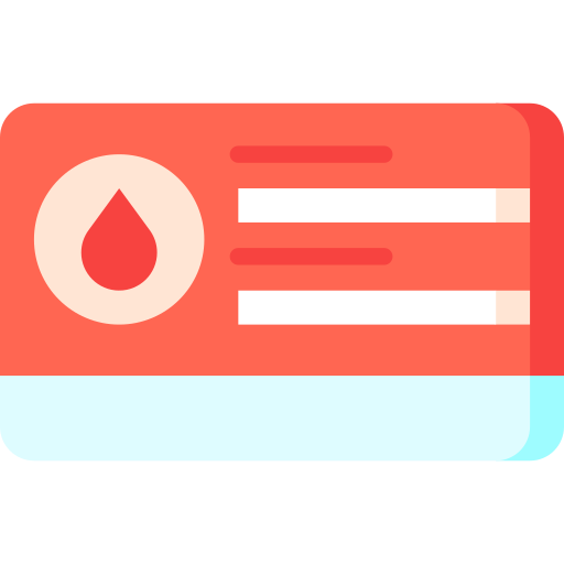 献血カード Special Flat icon