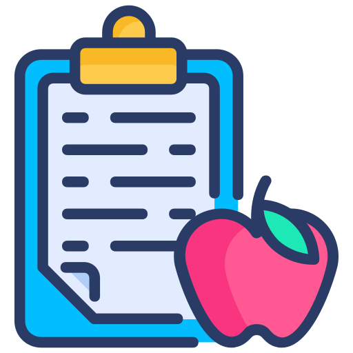 Diet Generic Outline Color icon