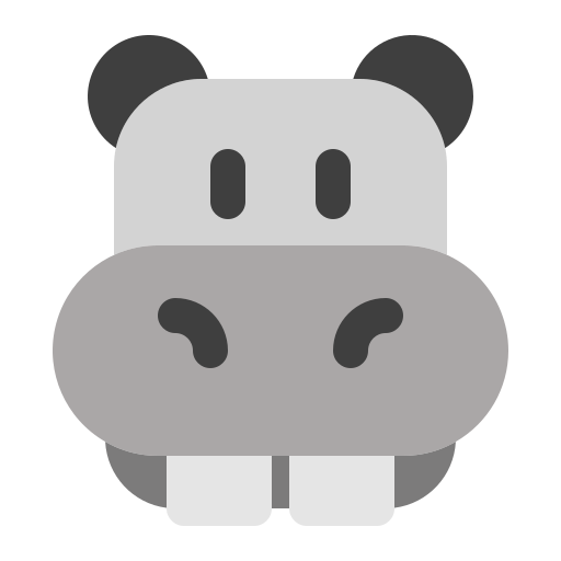 hippopotame Generic Flat Icône