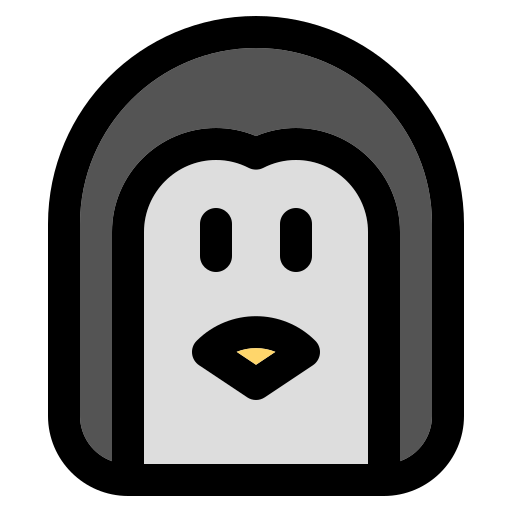 ペンギン Generic Outline Color icon