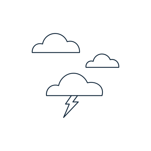 tempestade Generic Outline Color Ícone