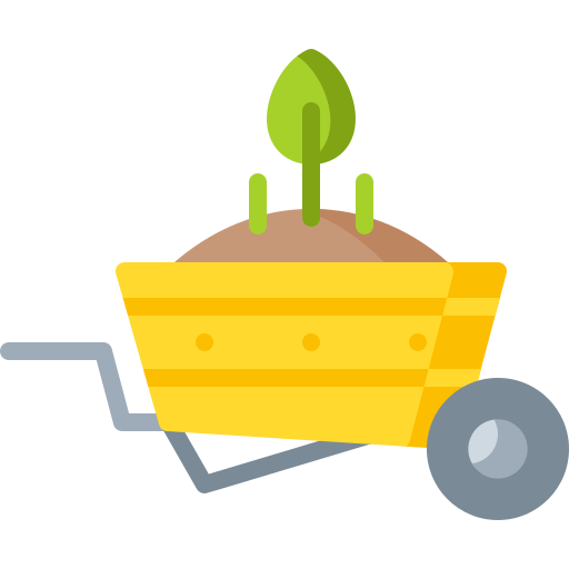 Wheelbarrow Generic Flat icon
