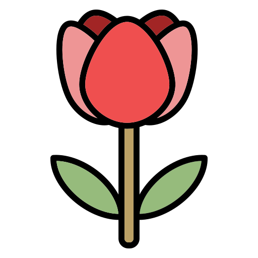 tulipe Generic Outline Color Icône