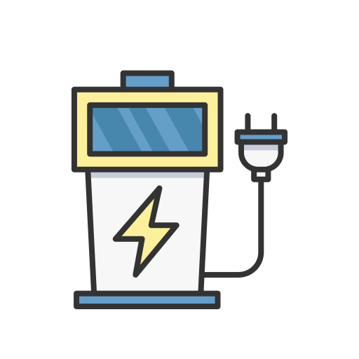 stacja elektryczna Generic Outline Color ikona
