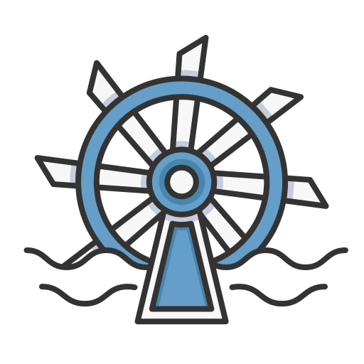 Hydro power Generic Outline Color icon