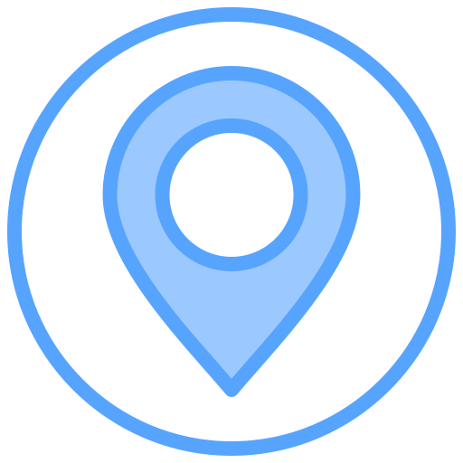 punto del mapa Generic Blue icono