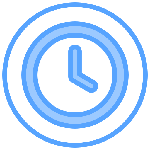 horloge Generic Blue Icône
