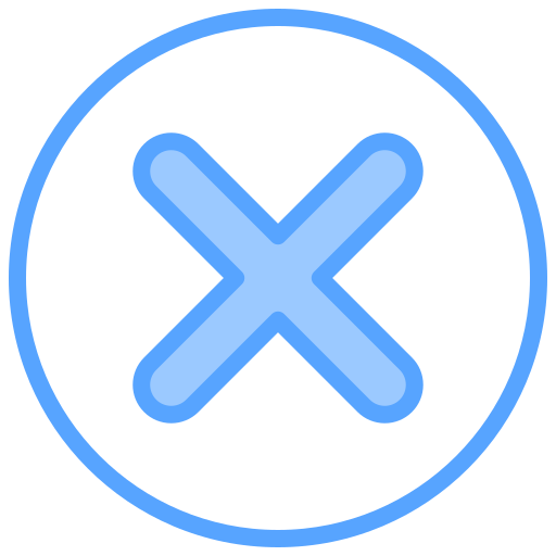cruz Generic Blue icono