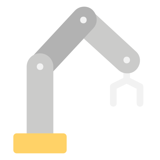 robot industrial Generic Flat icono