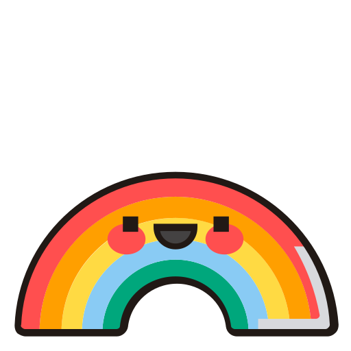 arco iris Generic Outline Color Ícone