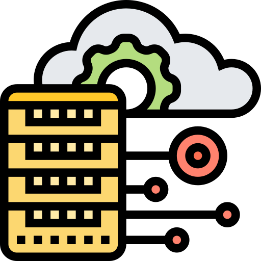 cloud-server Meticulous Lineal Color icon