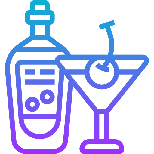 Alcoholic drink Meticulous Gradient icon