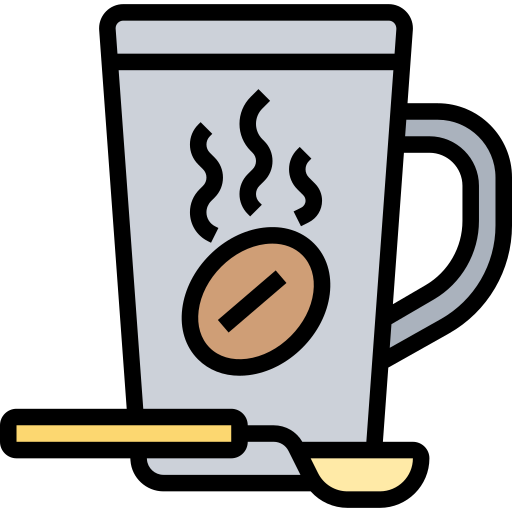 Coffee mug Meticulous Lineal Color icon