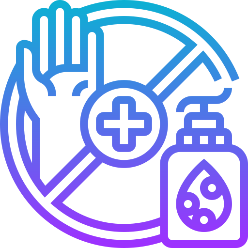 Hand sanitizer Meticulous Gradient icon
