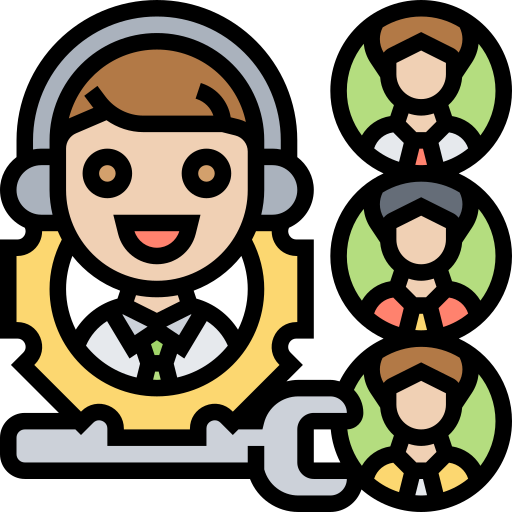 Customer support Meticulous Lineal Color icon