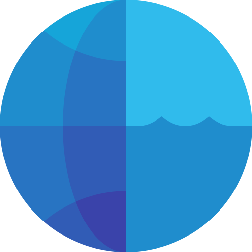 día mundial de los océanos Basic Straight Flat icono