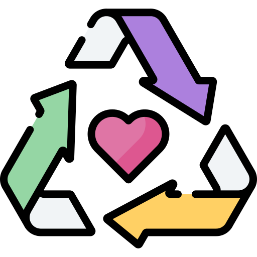 リサイクルサイン Special Lineal color icon