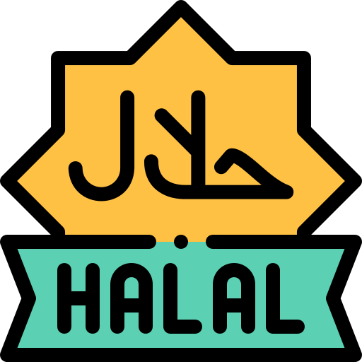 halal Detailed Rounded Lineal color Ícone