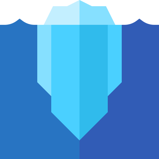 iceberg Basic Straight Flat icono