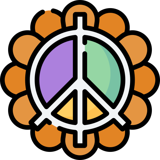 평화의 표식 Special Lineal color icon