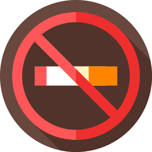 Не курить Flat Circular Flat иконка