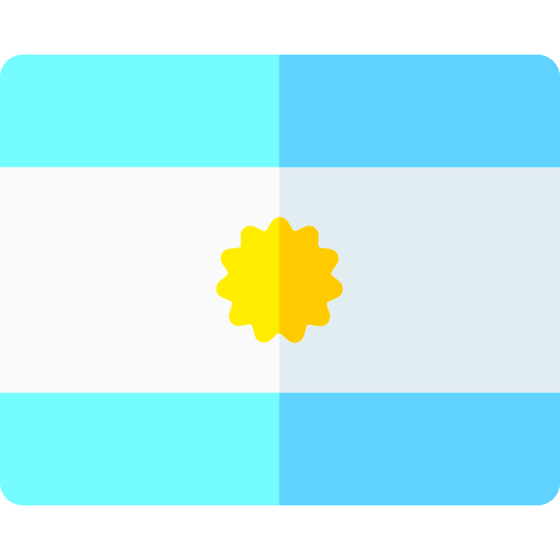 argentina Basic Rounded Flat Ícone