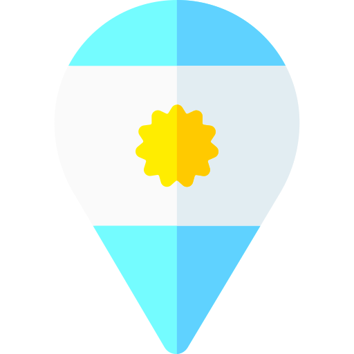 argentina Basic Rounded Flat Ícone
