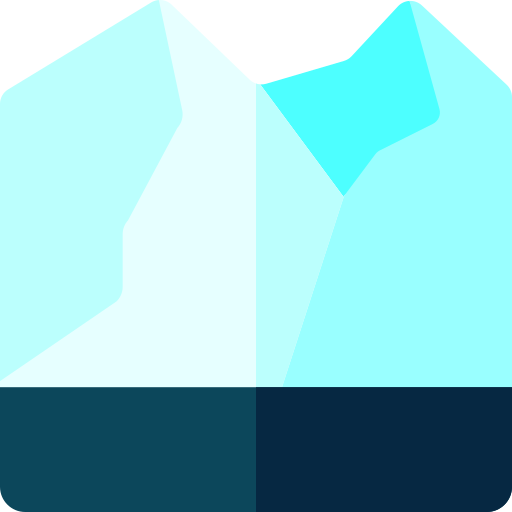 lodowiec Basic Rounded Flat ikona