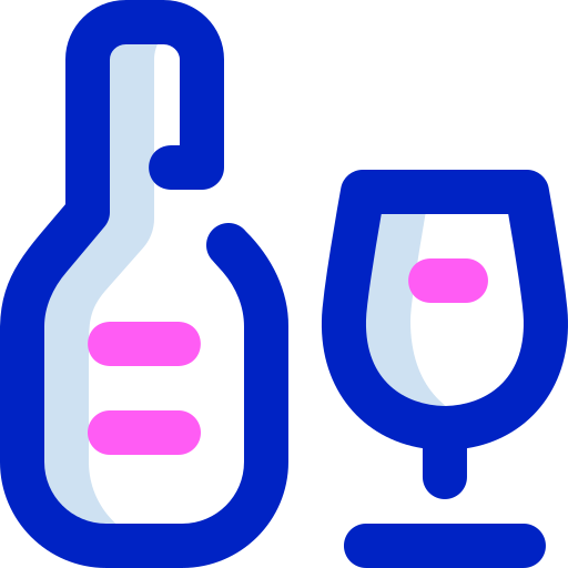 bottiglia di vino Super Basic Orbit Color icona