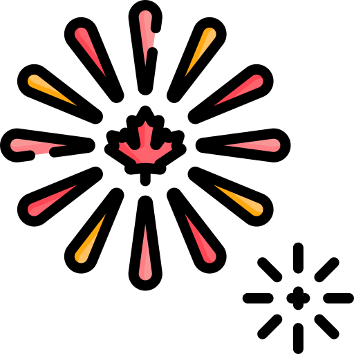 Fireworks Special Lineal color icon