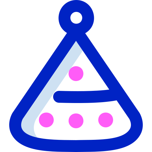 sombrero de fiesta Super Basic Orbit Color icono