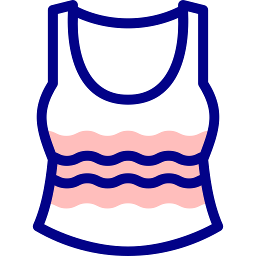 Tank top Detailed Mixed Lineal color icon