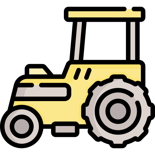 Трактор Special Lineal color иконка