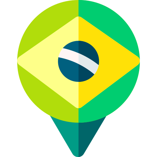 brasilien Basic Rounded Flat icon