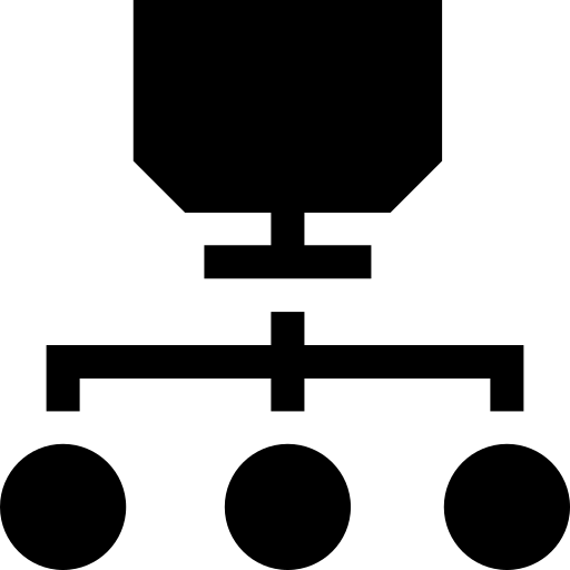 verbinding Basic Straight Filled icoon