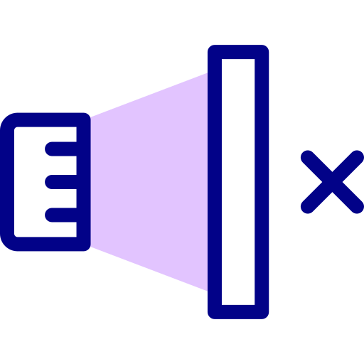 Mute Detailed Mixed Lineal color icon