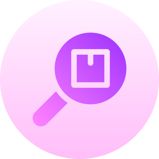 検査 Basic Gradient Circular icon