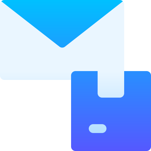 courrier Basic Gradient Gradient Icône